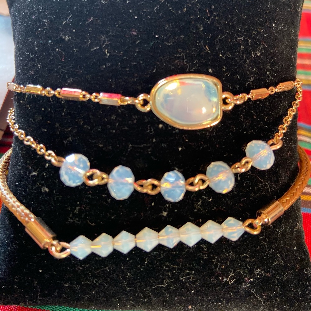 Opalesque Layered Bracelet